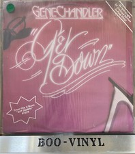 RARE Gene Chandler Get Down 12" Red  vinyl Soul / Funk Record EX / VG+
