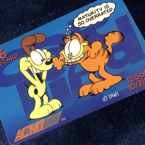 Vintage garfield the cat - garfield, phone