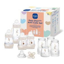 Easy Start Anti-Colic Starter Set, Growing Baby First Equipment with Dummy,