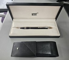 Mont Blanc Starwalker Ballpoint Pen & Mont Blanc 2 Pen Leather Case