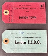 Vintage Luggage Labels From