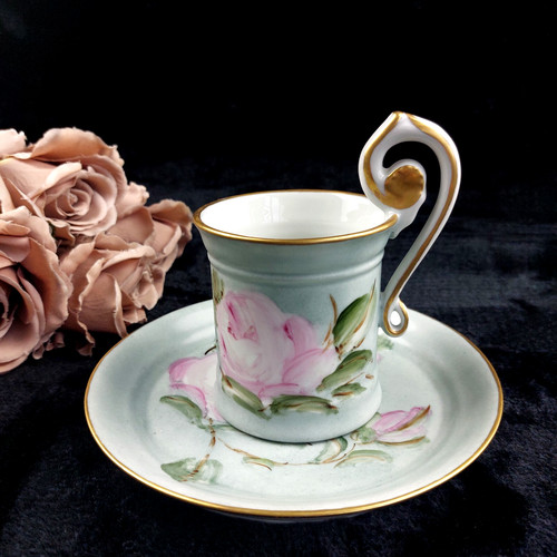 Capodimonte hand painted cup - hand,