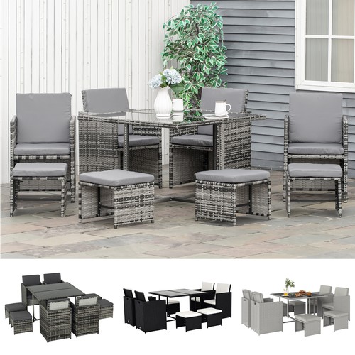 Seater rattan cube - 8, garden