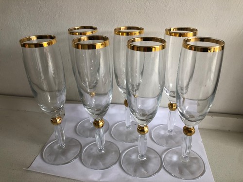 Vintage champagne flutes - vintage, set