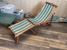Vintage wood canvas folding - vintage,