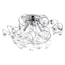 BHS Lila Flush Chrome Ceiling