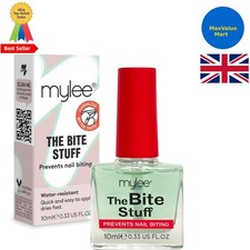 The Bite Stuff Anti-Nail Biting Polish - 10ml Water-Resistant, Fast Application