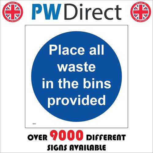 Sign place all - in, bins