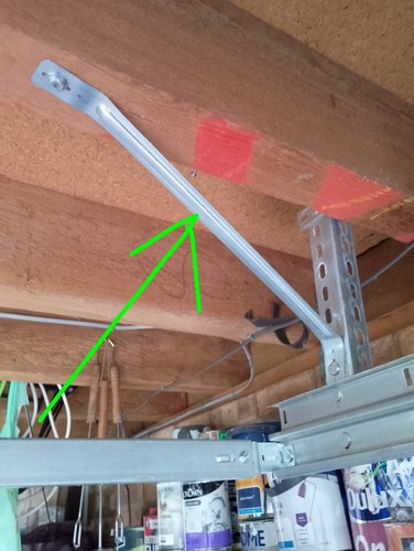 Sectional garage door support - sectional,