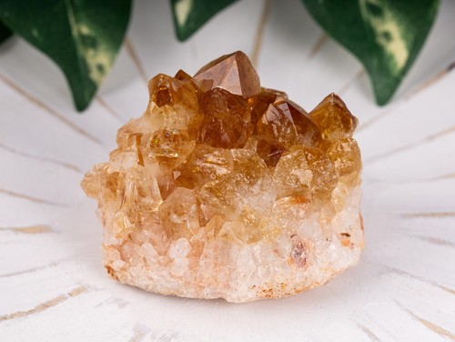 Natural citrine cluster - natural,