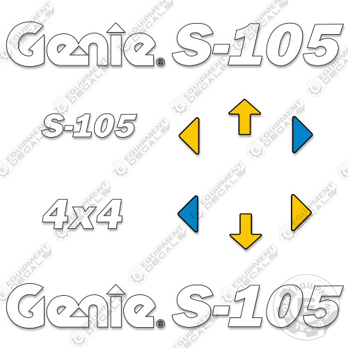 Fits genie 105 decal kit - genie, s-105
