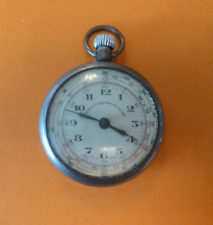 Vintage Swiss Chronographe de Sport pocket watch, for repair.