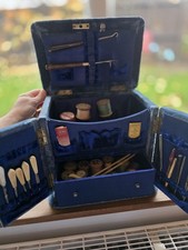 Antique Sewing Box With Tools