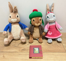 Bundle Story Telling Peter Rabbit with Book, Lily & Benjamin Talking Plush Toys