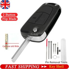 2 Button Flip Key Case Fob
