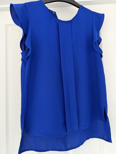 Zara royal blue top - top, size