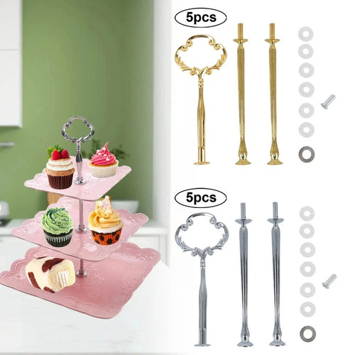 Set tiers cake plate - 5-set,