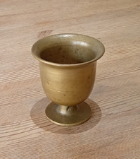 Heavy vintage brass mortar NO