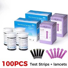 100 Test Strips for Blood