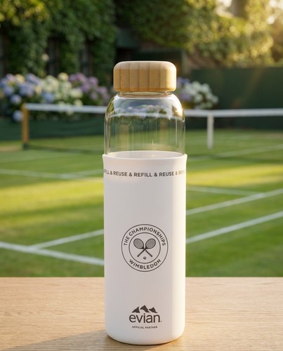Evian wimbledon soma glass - evian,