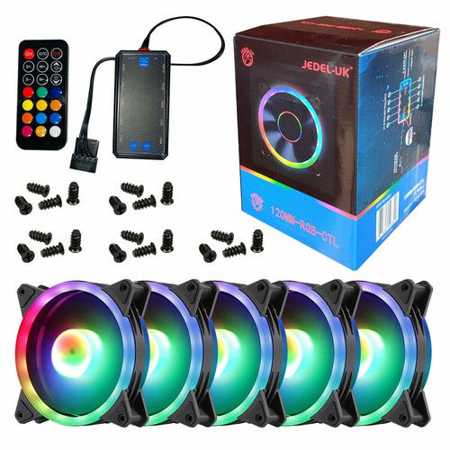 120mm rgb case - 5x, fan