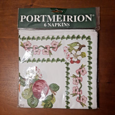 6 Portmeirion Napkins Pomona