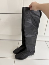 Faith long black boots size 5