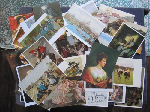 Assorted art postcards - 50,