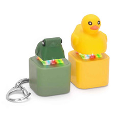 Duck Frog Keychain Clicker LED