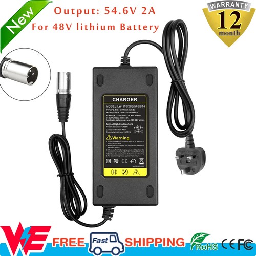 For 48v lithium - 54.6v,