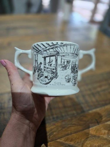 Traditional two handled mug - two,