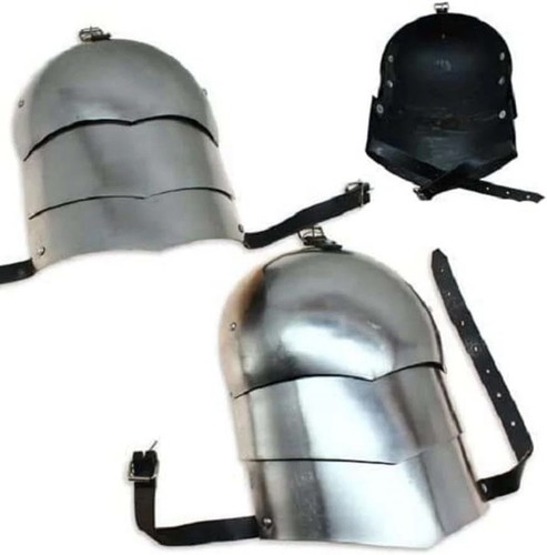 Medieval steel pauldron - steel,