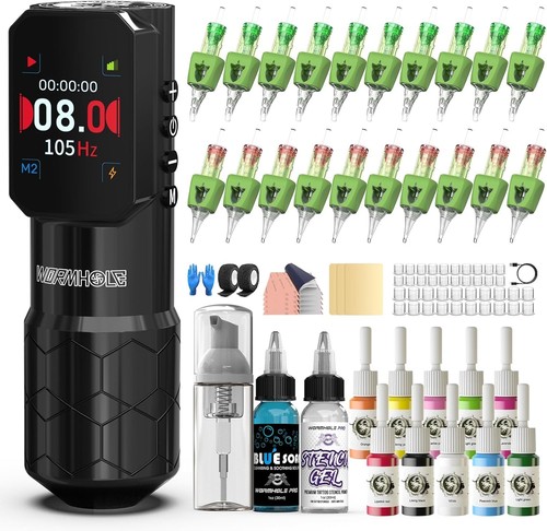 Gun 85pcs tattoo kit - 85pcs,