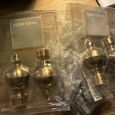 Ikea Index Gåva Brass Finials