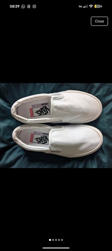 Vans white slip - white, uk