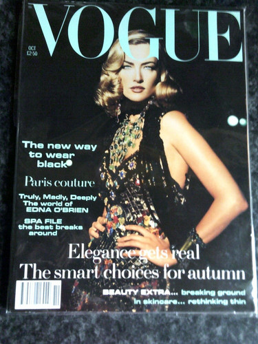 Vogue october 1992 lovely - -,