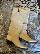 NEW M&S CREAM SUEDE LEATHER