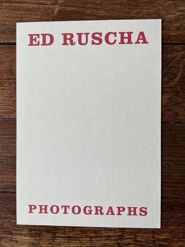 Ruscha photographs - ed,