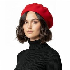 Classic Wool French Beret Hat