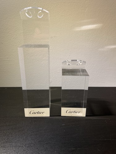 Cartier tall acrylic base - cartier,