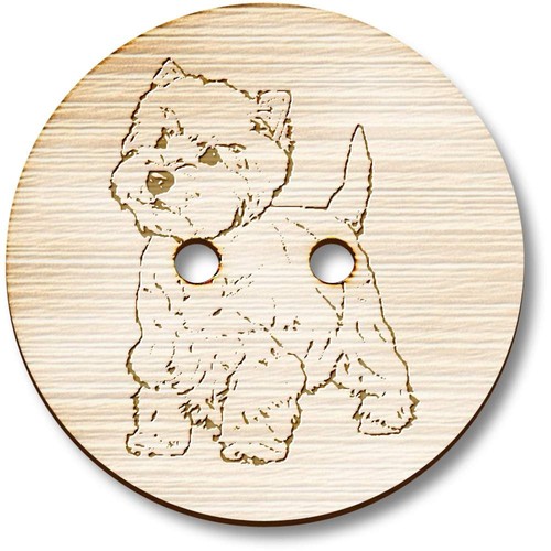 West highland terrier wooden - 'west, terrier'