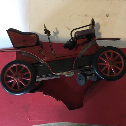 Vintage 1901 tin car - 1901, car.