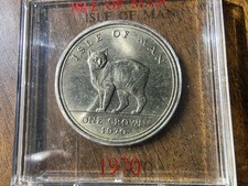 1970  ISLE OF MAN  ONE CROWN