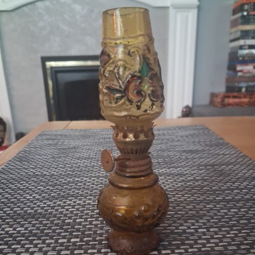 Oil amber miniature lamp glass - oil,