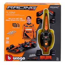 Bburago F1 McLaren MCL38 2024 Piastri 1:24 Diecast Car Model Kit 28505