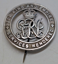 WW1 SILVER WOUND BADGE #492558