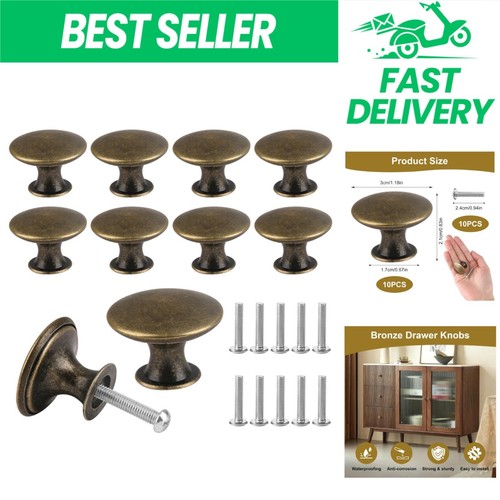 Pcs vintage round drawer - 10,