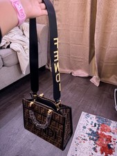 Fendi Brown Zucca FF Logo Tote