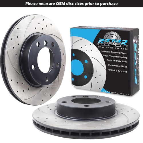 Front drilled grooved - grooved, 286mm