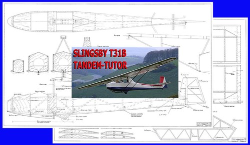 Model airplane plans - model, (rc)